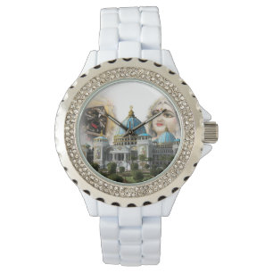 TOVP/Radha Madhava Kristall/Enamel Watch Armbanduhr