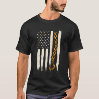 Tow Truck Driver - Geschenke Patriotischer Zug der T-Shirt