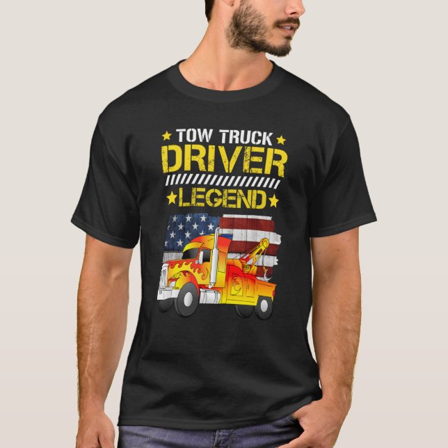 Tow truck driver legend T-Shirt (Vorderseite)