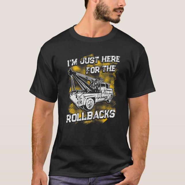 Tow Trucker Tow Truck Driver Tow Operator Breakdow T-Shirt (Vorderseite)