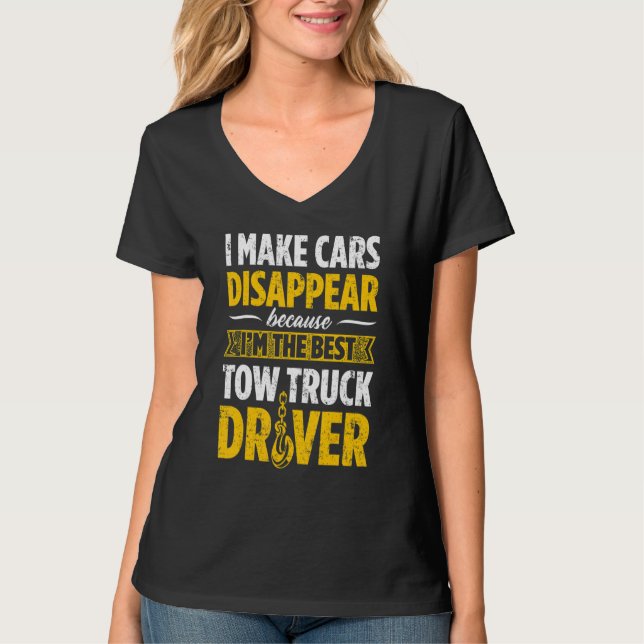 Tow Trucker Tow Truck Driver Tow Operator Breakdow T-Shirt (Vorderseite)