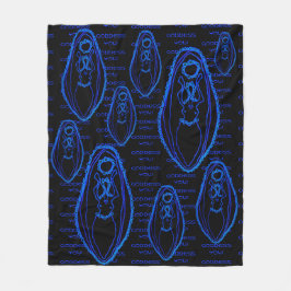 Towanda Goddess Yoni Fleecedecke