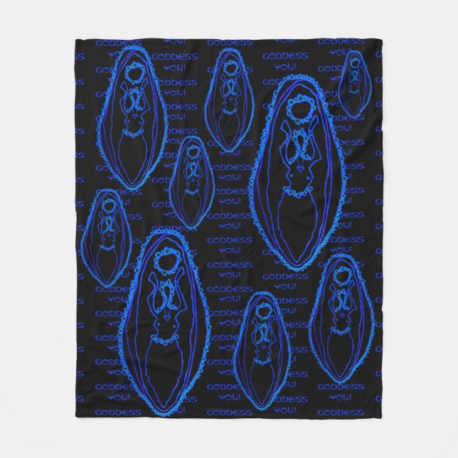 Towanda Goddess Yoni Fleecedecke (Vorderseite)