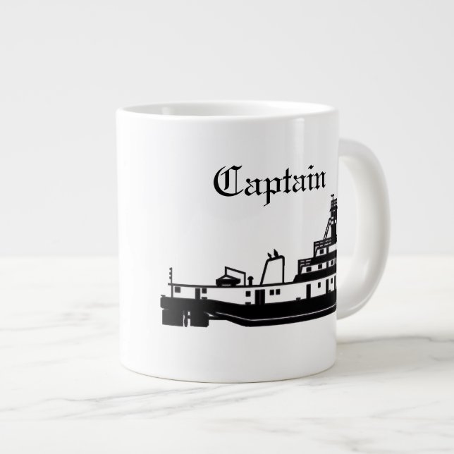 Towboat-Kapitän Jumbo-Tasse (Vorderseite Rechts)