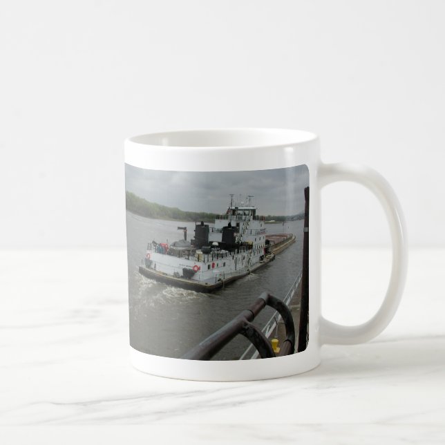 Towboats auf dem Mississippi Kaffeetasse (Rechts)