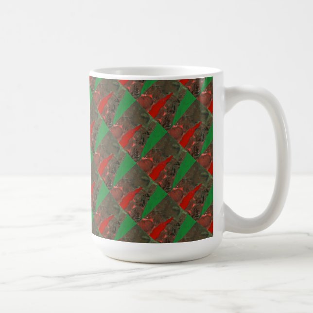 "Tower #2 Tiled" Abstrakte Design-Tasse Tasse (Rechts)
