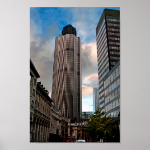 Tower 42 Früher Natwest Gebäude London Großbritann Poster