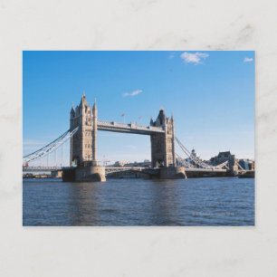 Tower Bridge auf der Themse Postkarte
