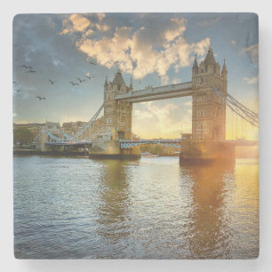 Tower Bridge bei Sunset Steinuntersetzer