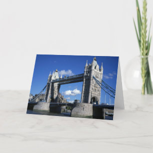 Tower Bridge in den 90er Jahren Dankeskarte