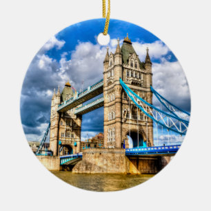 Tower Bridge Keramik Ornament