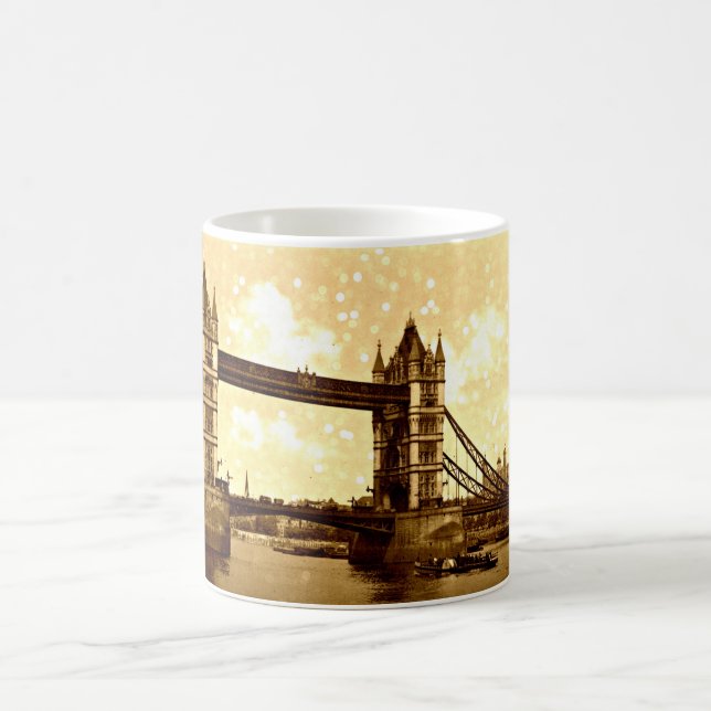 Tower Bridge London 1900 Kaffeetasse (Mittel)
