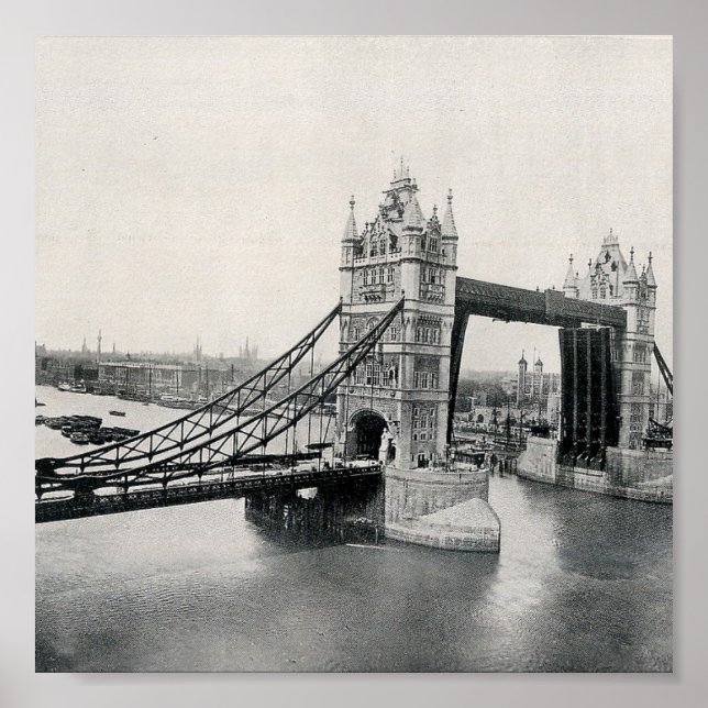 Tower Bridge, London 1913 Poster (Vorne)
