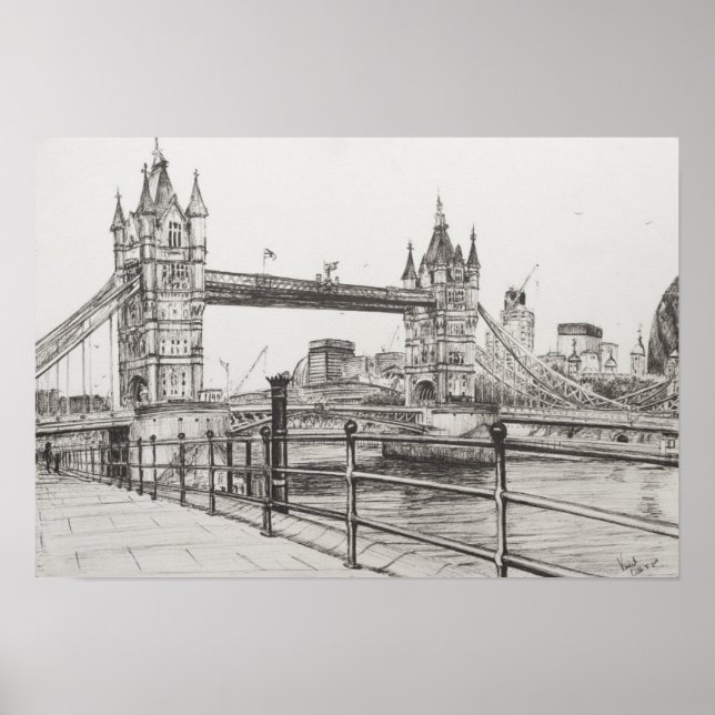 Tower Bridge London 2006 Poster (Vorne)