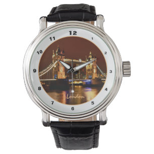 Tower Bridge, London at Night, England (UK) watch Armbanduhr