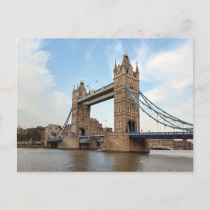Tower Bridge London England Feiertagspostkarte