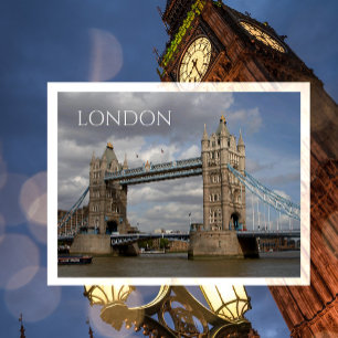 Tower Bridge, London, England Postcard Postkarte