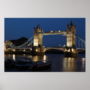 Tower Bridge, London, England Poster