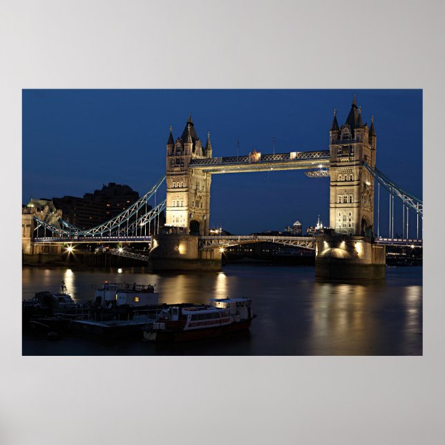 Tower Bridge, London, England Poster (Vorne)
