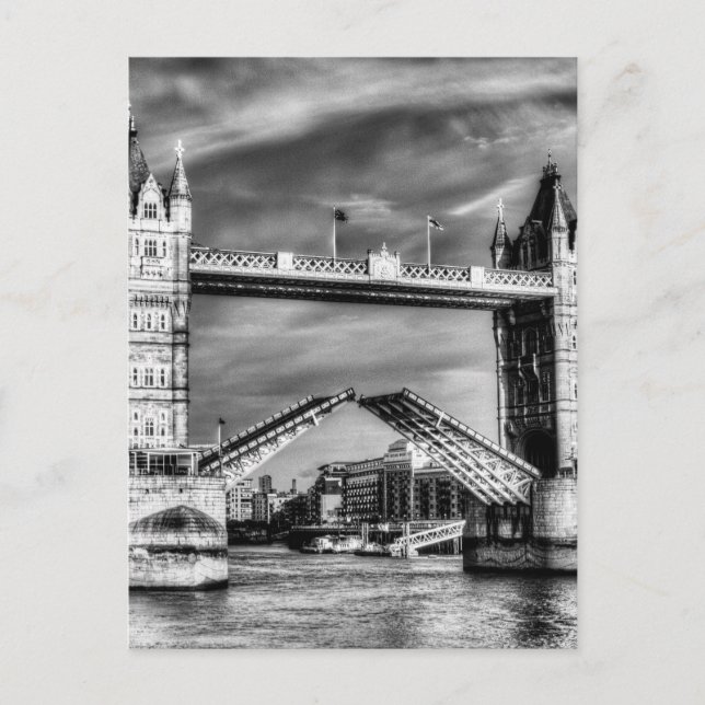 Tower Bridge London Eröffnung Postkarte (Vorderseite)