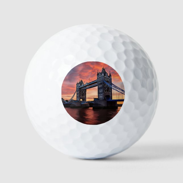 Tower Bridge, London. Golfball (Vorderseite)