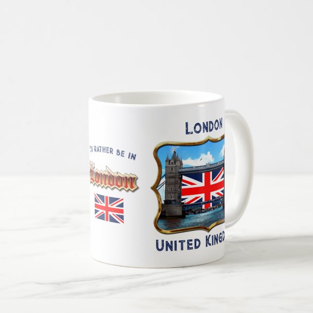 Tower Bridge - London, Großbritannien Kaffeetasse (VorderseiteRechts)