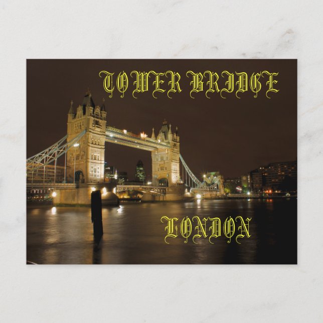 Tower Bridge London Postcard Postkarte (Vorderseite)