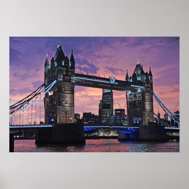 Tower Bridge, London Poster (Vorne)