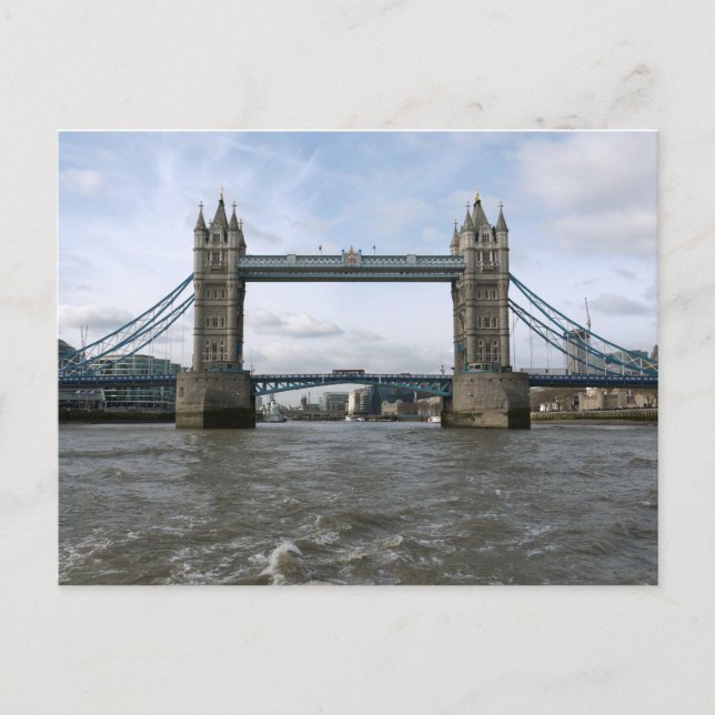 Tower Bridge London Postkarte (Vorderseite)