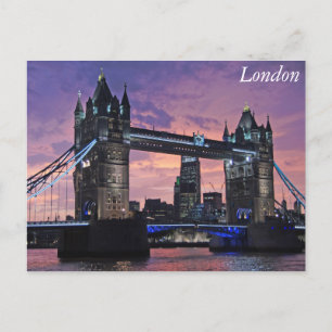 Tower Bridge, London Postkarte