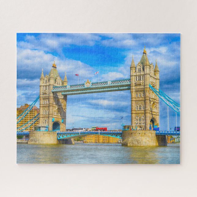 Tower Bridge London. Puzzle (Horizontal)
