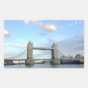 Tower Bridge-London Rechteckiger Aufkleber