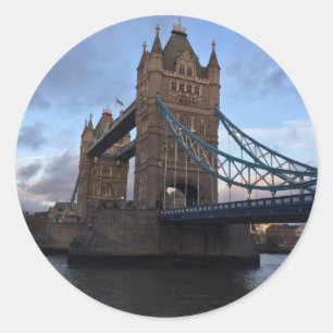 Tower Bridge, London Runder Aufkleber