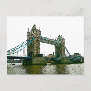 Tower Bridge, London, Vereinigtes Königreich Postkarte