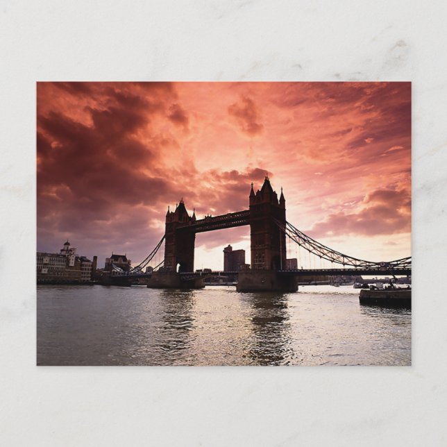 Tower Bridge Postkarte (Vorderseite)