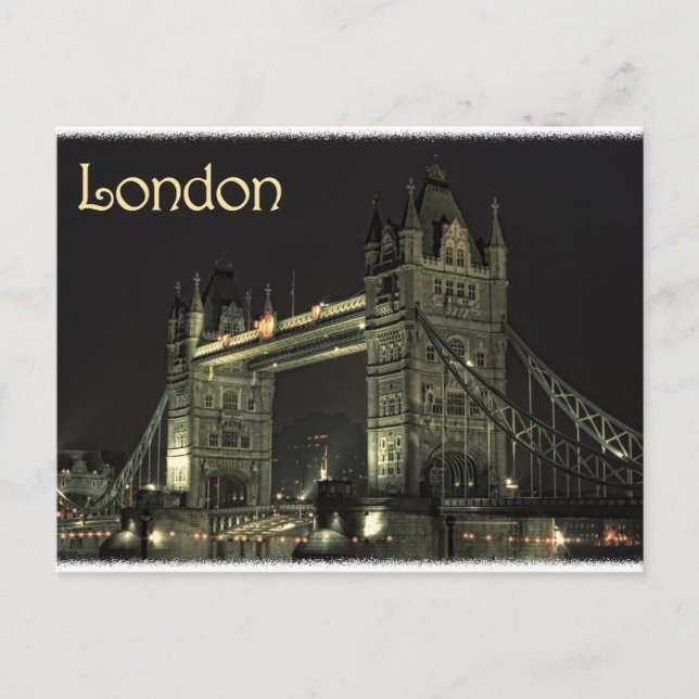 Tower Bridge Postkarte (Vorderseite)