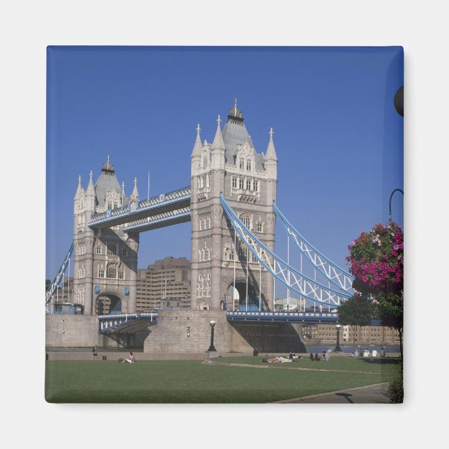 Tower Bridge, River Thames, London, England Magnet (Vorne)