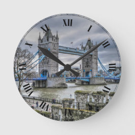 Tower Bridge Runde Wanduhr