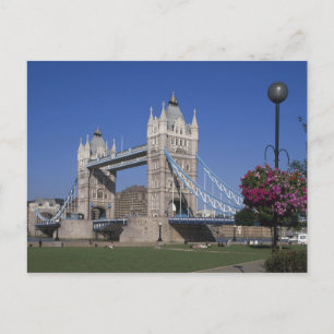 Tower Bridge, Themse, London, England Postkarte