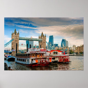 Tower Bridge Themse London Poster