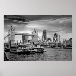 Tower Bridge Themse London Poster