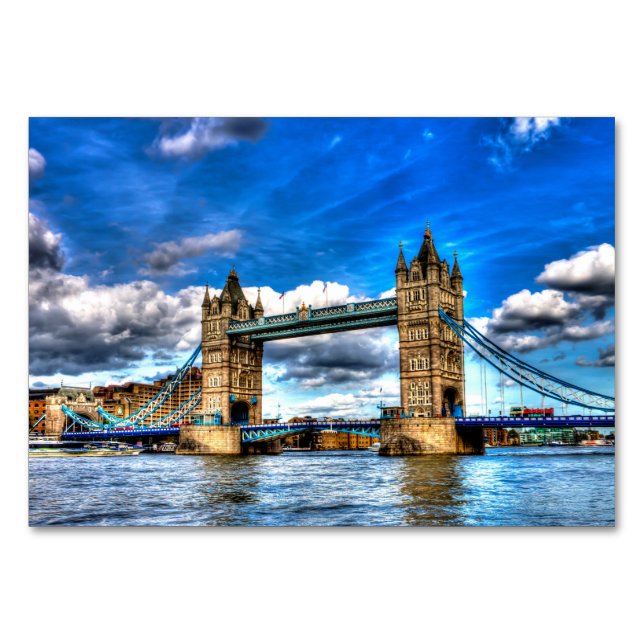 Tower Bridge Tischnummer (Vorderseite)