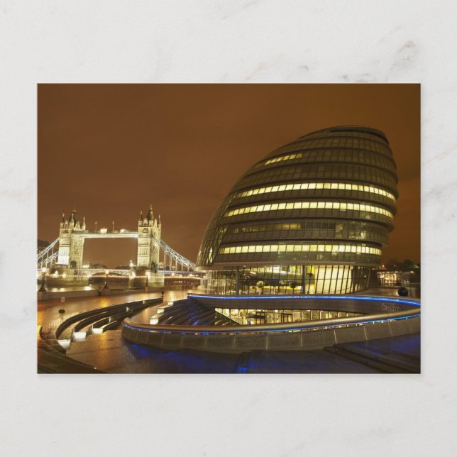 Tower Bridge und Greater London Authority Postkarte (Vorderseite)