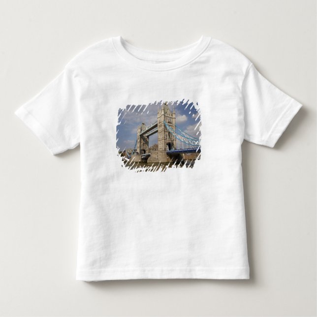 Tower Bridge und River Thames, London, Kleinkind T-shirt (Vorderseite)