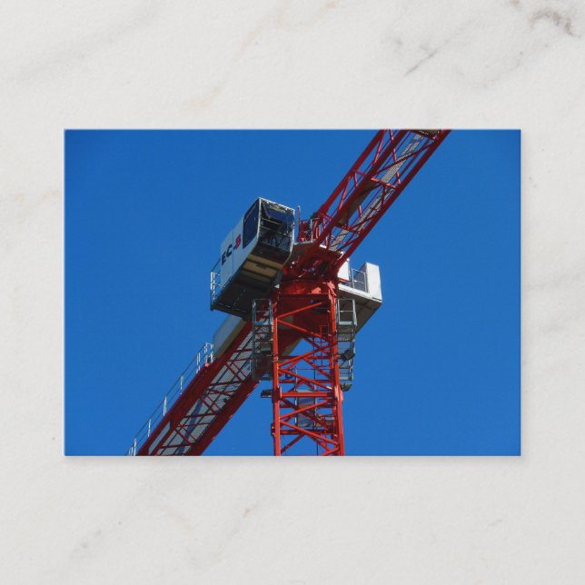 Tower Crane Visitenkarte (Vorderseite)