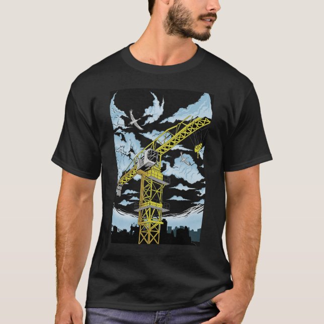 Tower Crane Work T-Shirt (Vorderseite)