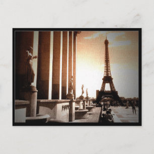 Tower Eiffel Postkarte