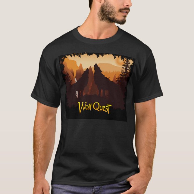 Tower Fall Howl - Wolfquest Dream T-Shirt (Vorderseite)