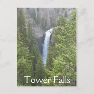 Tower Falls Postkarte