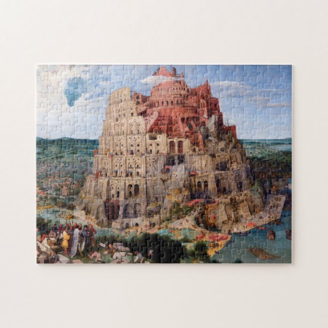 Tower of Babel, Pieter Bruegel the Elder, 1563 Puzzle (Horizontal)